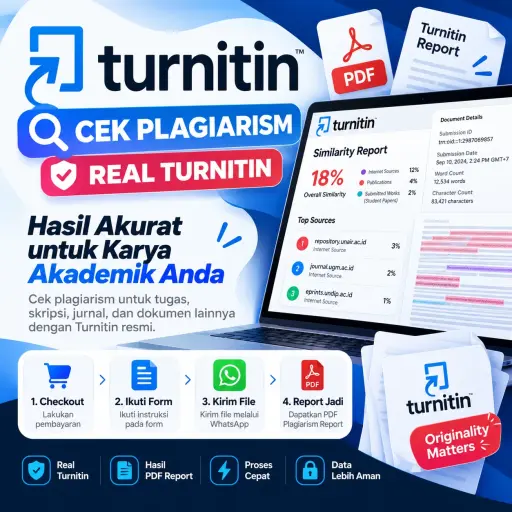 Cek Turnitin (Deteksi Plagiasi)