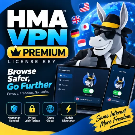 Lisensi HMA VPN Premium