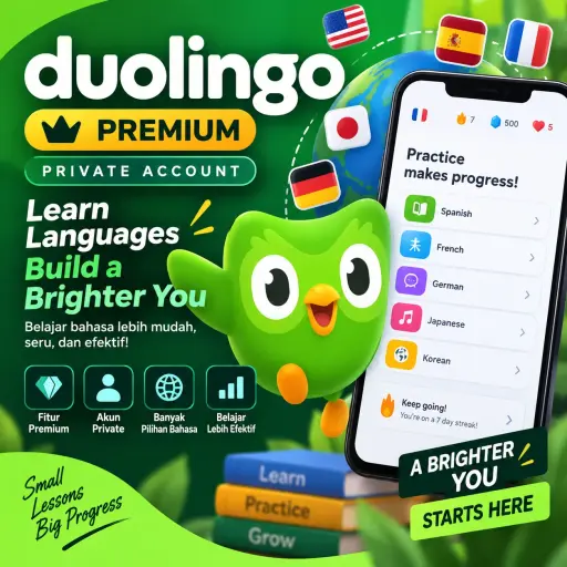 Duolingo Premium Private Account