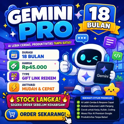 AI GEMINI PRO - 18 BULAN