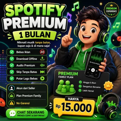 SPOTIFY PREMIUM 1 BULAN 🎶